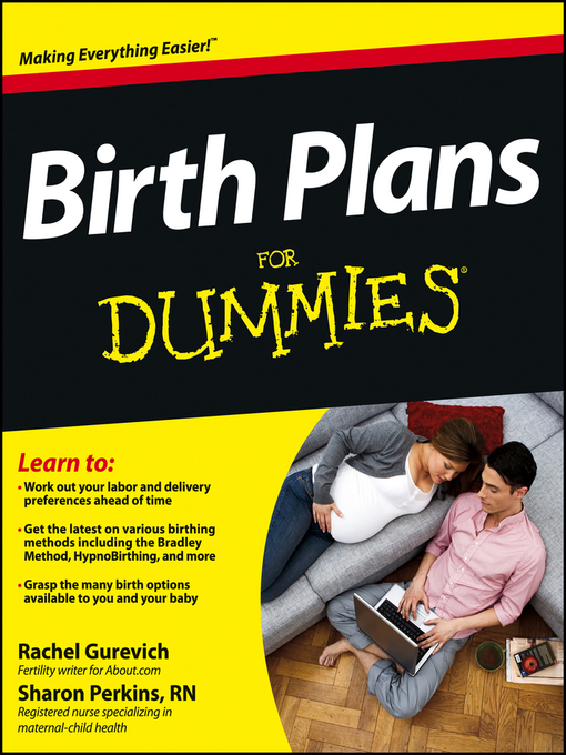 Cover image for Birth Plans For Dummies